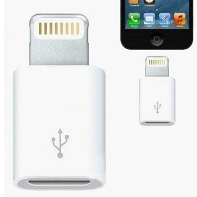 Adaptateur de connecteur Lightning à micro USB