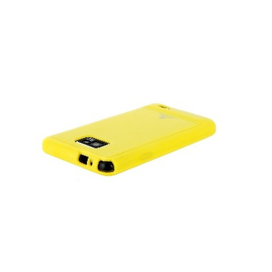 TPU Protecteur pour Samsung Galaxy S i9100 II (jaune)