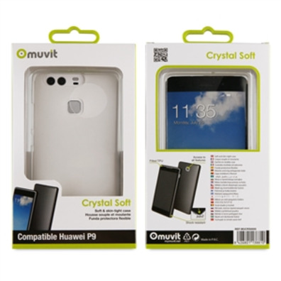 Cas cristal doux transparent Huawei P9 muvit