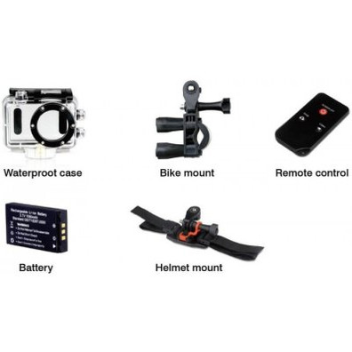 L-lien Cam.Sport FHD 1080p 30fps 8Mpx Wifi Argent