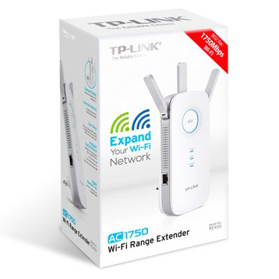 TP-LINK RE450 Extenseur WiFi double AC1750 LAN Gbit