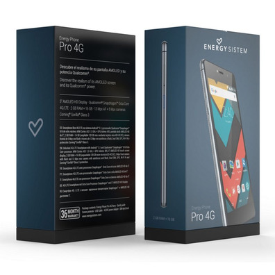 Energy Phone PRO 4G Navy 5 "AMO HD OC1,5GHz 2 + 16G