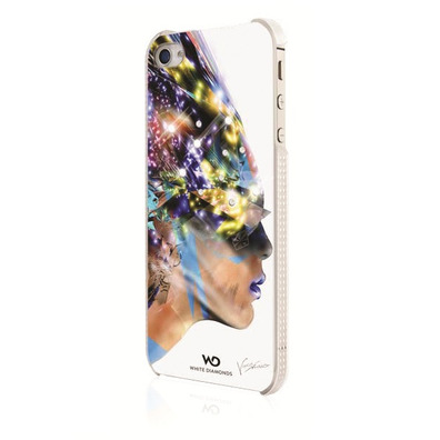 Coque Nafrotiti White Diamonds pour iPhone 5