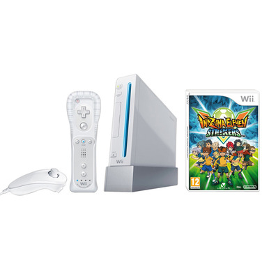 Nintendo Wii Blanc + Inazuma Eleven Strikers