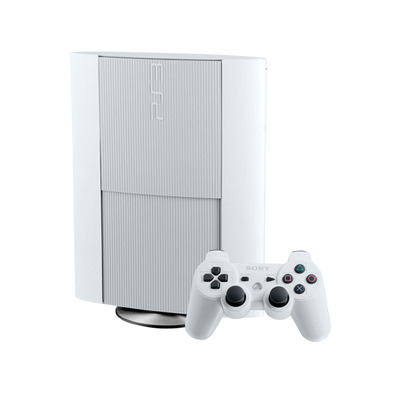 Console PS3 Slim 500 Go (Blanche) + 2 Dualshock 3