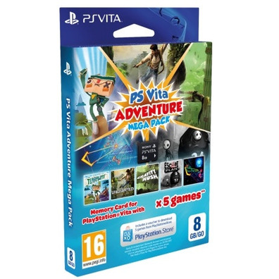 PSVita Adventure Megapack (Memory card 8 GB + 5 Games)