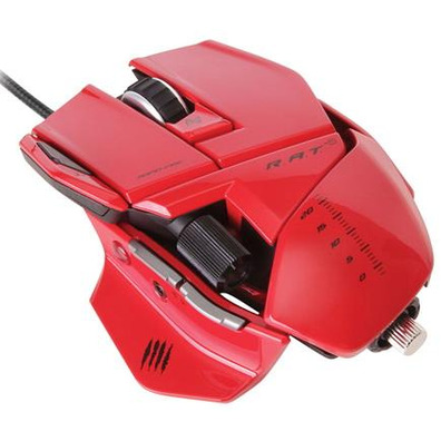 Saitek Cyborg Rat 5 Rouge