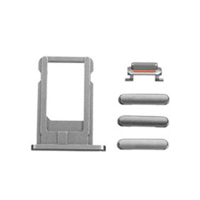 SIM Card Tray and Side Buttons Set for iPhone 6 Plus Noire