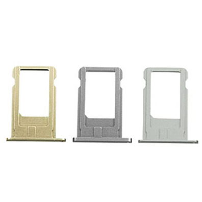 SIM Card Tray and Side Buttons Set for iPhone 6 Plus Argent