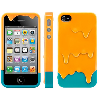 Boîtier iPhone 4/4S Caramel Melt Orange
