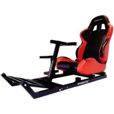 Seat + Support steering wheel and pedals SpeedBlack DS Noire