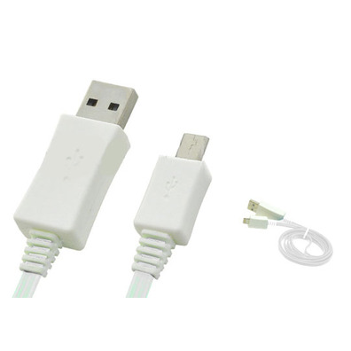 Light Micro USB Data Transfer Charging Cable for Samsung/HTC/Nokia Noir / Vert