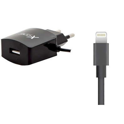 Adaptateur d'alimentation Lightning + USB 2.1 X-One - Noir