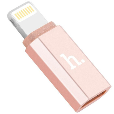 Adaptateur Lightning vers Micro USB Rose Hoco