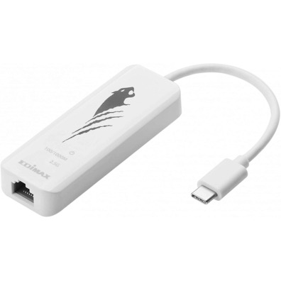 Adaptador USB-C a RJ45 Ethernet GBIT Edimax UE-4307