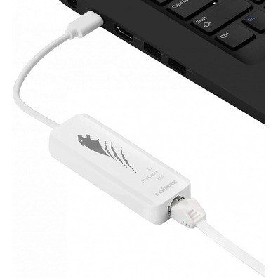 Adaptador USB-C a RJ45 Ethernet GBIT Edimax UE-4307