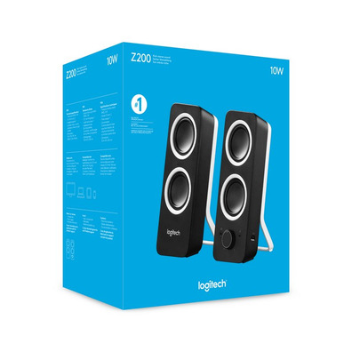 Altavoces 2.0 Logitech Z200 Negro