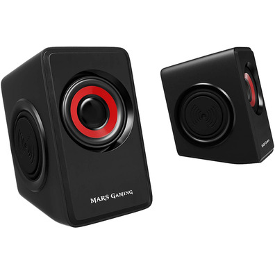 Haut-parleurs Mars Gaming MS1 10W 2.0 Rouge