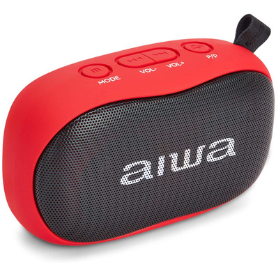 Altavoz Bluetooth AIWA BS-110RD Rojo