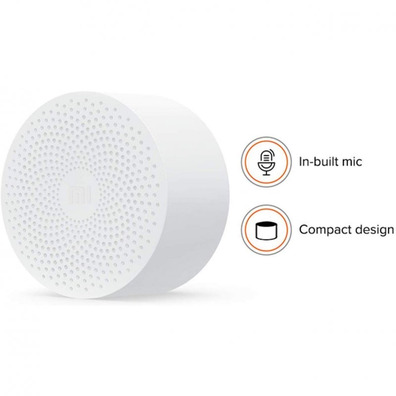 Altavoz Bluetooth Xiaomi Mi Compact Conférencier 2 Blanc