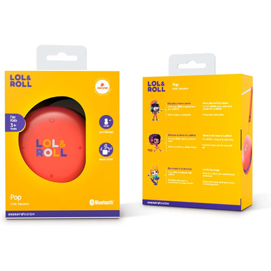 Altavoz Bluetooth Energy Sistem Lol &Roll; Pop Kids Orange