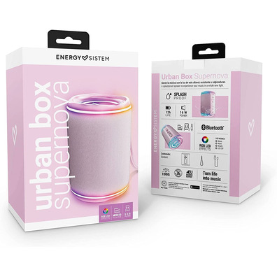 Altavoz Energy Sistem Urban Box Pink Supernova