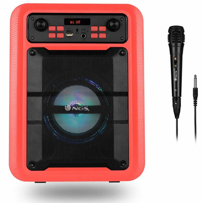 Altavoz NGS Président Roller Lingo Bluetooth Rouge