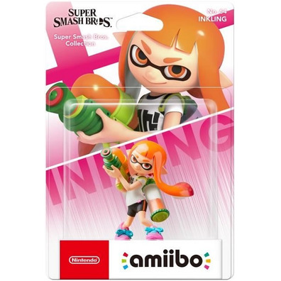 Amiibo Inkling Fille (collection Super Smash Bros)