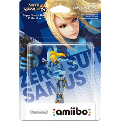 Amiibo Zéro Suit Samus Super Smash Bros