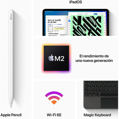 Apple iPad Pro 11''2022 Wifi 128 Go Space Grey MNXD3TY/A