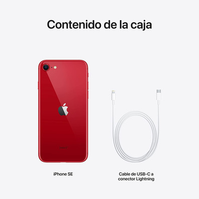 Apple iPhone SE 2022 4.7''64 Go 5G Rojo MMXH3QL/A