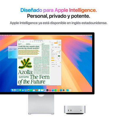 Apple Mac Mini M4 RAM 16 Go 256 Go SSD Argent