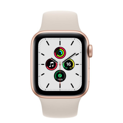 Apple Watch SE 2021 GPS/Cellulaire 40mm Aluminio Oro Correa Deportiva Beige