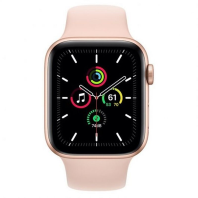 Apple Watch SE GPS 44MM Oro con correa Rosa Arena Sport MYDR2TY/A