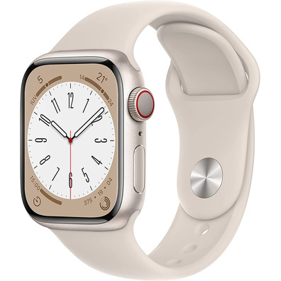 Apple Watch Series 8 GPS/Cellulaire 41mm Blanco Estrella