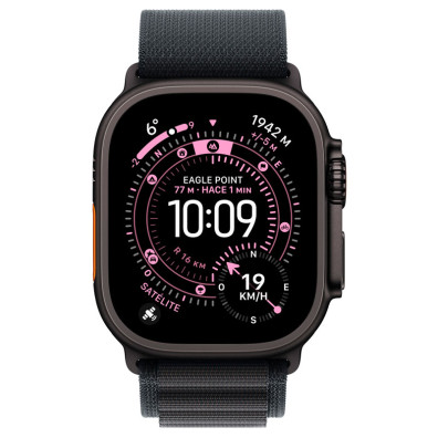 Apple Watch Ultra 3 GPS Cellulaire 49mm Titanio Correa Alpine Loop Noir (L)
