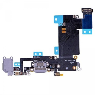 Station d'accueil Audio Connecteur Flex pour iPhone 6 Plus 5,5 " Gris clair