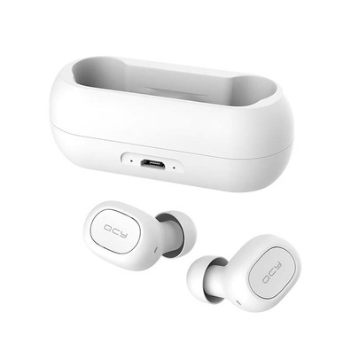 Casque Bluetooth 5.0 QCY - QS1 Blanc