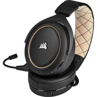 Casque Corsair HS70 Pro sans Fil à la Crème