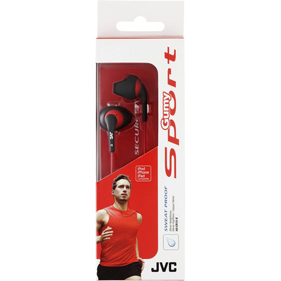 Auriculares Deportivos JVC Gummy Sport HA-EN10 Negros