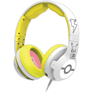 Auriculares Gaming Hori Pro Pikachu Pop White