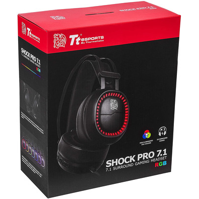 Auriculares Gaming Thermaltake Shock Pro RGB Gaming 7.1