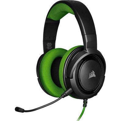 Casque HS35 Stéréo-Noir-Vert-Corsair