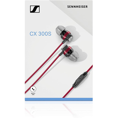 Écouteurs intra-auriculaires Sennheiser CX 300-Rouge