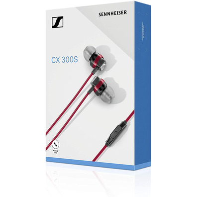Écouteurs intra-auriculaires Sennheiser CX 300-Rouge