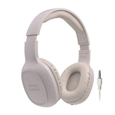 Auriculares Inalámbricos Mars Gaming MHW-ECO Bluetooth / Jack 3.5mm Gris