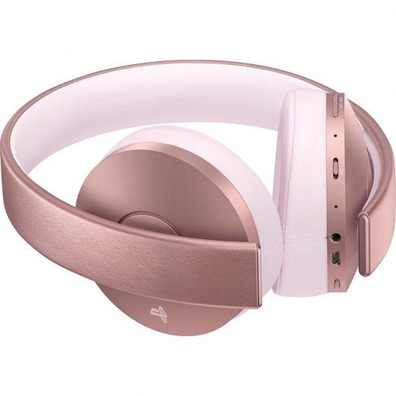 Casque sans Fil Sony 7.1 Or Rose PS4/PC/Mac