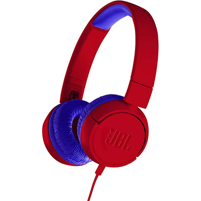 Auriculares JBL JR300 Jack 3.5''Rojo