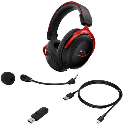 Auriculares Kingston HyperX Cloud II HHSC2X-BA-RD/G Negro / Rojo