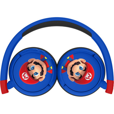 Auriculares OTL Wireless Bluetooth Headphone Super Mario Azul